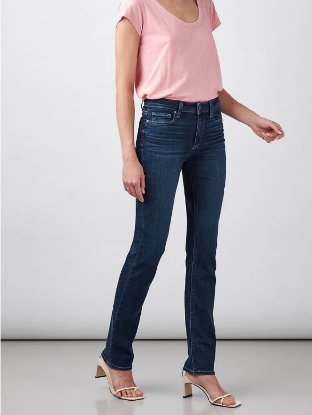PAIGE  High-Rise  Hoxton Straight Jeans
